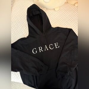 Grace Coffee | Eats | Wine Black Heavy Blend Hoodie